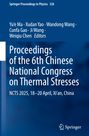"Proceedings of the 6th Chinese National Congress on Thermal Stresses. NCTS 2025, 18–20 April, Xi’an, China." Blau mit weißer Schrift.