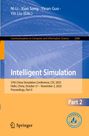 Intelligent Simulation, 37th China Simulation Conference 2025, Hefei, Proceedings Part II. Orange und blaues Design.