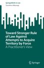"SpringerBriefs in Law; Tomohiro Mikanagi; Titel: Toward Stronger Rule...; Weißer Text auf grünem Hintergrund; abstraktes Muster."