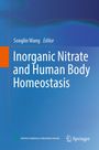"Inorganic Nitrate and Human Body Homeostasis" von Songlin Wang, Editor. Blaues Cover mit Verlagslogos.