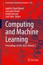 Text: „Computing and Machine Learning, Proceedings of CML 2025, Volume 3.“ Hintergrund: Rote, abstrakte Vernetzung.