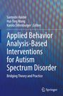 Buchtitel: „Applied Behavior Analysis-Based Interventions for Autism Spectrum Disorder“. Hintergrund in Blau- und Lilatönen.