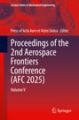 "Proceedings of the 2nd Aerospace Frontiers Conference (AFC 2025) Volume V." Titel auf rotem Hintergrund. Springer-Logo.