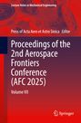 "Proceedings of the 2nd Aerospace Frontiers Conference (AFC 2025), Volume VII" auf einem technischen Hintergrund.