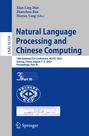 "Natural Language Processing and Chinese Computing", Autoren: Mao, Ren, Yang. Konferenzdetails, CCF-Logo, Springer-Logo.