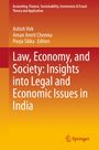 "Law, Economy, and Society: Insights into Legal and Economic Issues in India". Oben Namen der Herausgeber. Unten Springer-Logo.