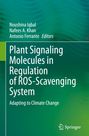 Buchtitel: Plant Signaling Molecules in Regulation of ROS-Scavenging System. Hintergrund in grün mit wirbelnden Mustern.