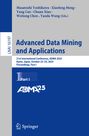 Advanced Data Mining and Applications, ADMA 2025 Konferenz, Kyoto. Blau-graue Covergestaltung, Springer-Logo.