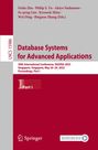 "Datenbank-Systeme für fortgeschrittene Anwendungen, 30. Internationale Konferenz, DASFAA 2025, Teil I."