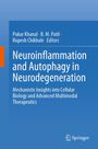 Text: "Neuroinflammation and Autophagy in Neurodegeneration." Unten ist das Springer-Logo, ein weißer Springer Figur.