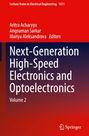 „Next-Generation High-Speed Electronics and Optoelectronics Volume 2“ in Weiß vor orange-blauem Hintergrund.