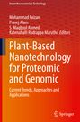 „Plant-Based Nanotechnology for Proteomic and Genomic“ steht zentral auf einem orange-roten Hintergrund mit Wabenmuster.