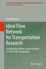 Titel: Ideal Flow Network for Transportation Research. Illustration zeigt ein Flugzeug und eine abstrakte Infrastruktur.