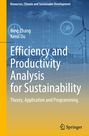 „Efficiency and Productivity Analysis for Sustainability“ von Ning Zhang und Kerui Du. Windräder im Hintergrund.