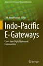 Indo-Pacific E-Gateways, T. M. Vinod Kumar Editor, Springer. Hintergrund mit grünen und gelben Punkten.