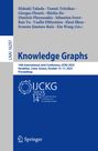 LNI 16297, Knowledge Graphs, IJCKG 2025, Kreta, Oktober 15-17, Logo: Springer und geografisches Netzwerksymbol.