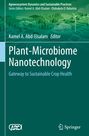 "Plant-Microbiome Nanotechnology: Gateway to Sustainable Crop Health" von Kamel A. Abd-Elsalam. Grüner Hintergrund.