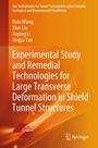 Buchtitel in Weiß auf orangefarbenem Hintergrund: "Experimental Study ... Shield Tunnel Structures". Springer-Logo unten.