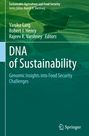 „DNA of Sustainability: Genomic Insights into Food Security Challenges“. Oben grüne Felder, unten weißes Springer-Logo.