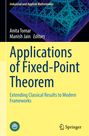 Text: "Applications of Fixed-Point Theorem". Gelbes Cover mit geometrischem Muster oben, Springer-Logo unten rechts.