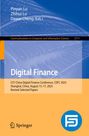 „Digital Finance“, Konferenz in Shanghai, 15.–17. August 2025. Blau-orange Gestaltung mit Springer-Logo.