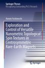 Haruto Yoshimochi: Exploration and Control of Versatile Nanometric Topological Spin Textures in Centrosymmetric Rare-Earth Magnets, Buch