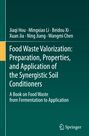 Text über Food Waste Valorization und Autoren. Grüner Hintergrund, Springer-Logo unten.