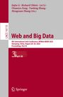 “Web and Big Data”, Konferenzinfo, Springer-Logo, rot-graues Design. Autoren: Jiajia Li, Richard Chbeir, usw., Part III.