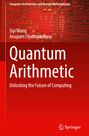 Text im Buchcover: "Quantum Arithmetic", "Unlocking the Future of Computing". Rotes Design mit Tech-Muster.