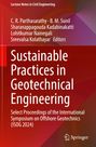 Titel: "Sustainable Practices in Geotechnical Engineering". Untertitel: "Select Proceedings of the ISOG 2024". Springer-Logo unten rechts.