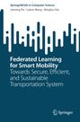 "Federated Learning for Smart Mobility: Towards Secure, Efficient, and Sustainable Transportation System." Abstrakte grafische Muster oben. Springer-Logo unten.
