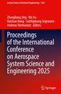 Proceedings der International Conference on Aerospace System Science and Engineering 2025, rot-blauer Hintergrund.