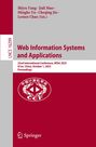 Oben Verlag und Autoren. Titel: "Web Information Systems and Applications". Konferenzinfos unten. Links Buchreihe, unten Logo.