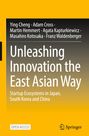Buchtitel: "Unleashing Innovation the East Asian Way." Autoren: Ying Cheng, Adam Cross und andere. Gelbes und schwarzes Design.