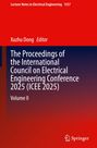 Oben steht: "Lecture Notes in Electrical Engineering 1557". Unten "The Proceedings of the International Council..."