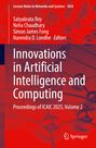 Auf rotem Hintergrund steht: "Innovations in Artificial Intelligence and Computing." Unten ist ein Springer-Logo.