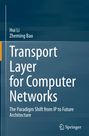 Titel: Transport Layer for Computer Networks. Autoren: Hui Li, Zheming Bao. Springer Logo. Hintergrund: Blaues Design.