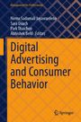 Titel: "Digital Advertising and Consumer Behavior". Autoren: Nirma Sadamali Jayawardena, Sara Quach, Park Thaichon, Abhishek Behl. Springer-Logo unten rechts.