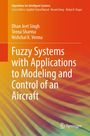 Titel: "Fuzzy Systems with Applications to Modeling and Control of an Aircraft". Autoren: Dhan Jeet Singh, Teena Sharma, Nishchal K. Verma. Hintergrund: Farbverlauf von Orange zu Gelb und ein Springer-Logo unten.