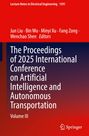 Text: "The Proceedings of 2025 International Conference on Artificial Intelligence and Autonomous Transportation, Volume III." Unterhalb ein Logo mit "Springer". Design in Rot- und Blautönen.