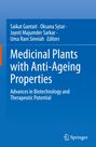 "Medicinal Plants with Anti-Ageing Properties" steht in großen weißen Buchstaben auf blauem Hintergrund mit Springer-Logo.