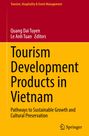 "Tourism Development Products in Vietnam" steht in großen Buchstaben. Oben sind Herausgebernamen: Quang Dai Tuyen, Le Anh Tuan. Unten ist das Springer-Logo.