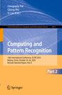 "Computing and Pattern Recognition", Konferenzdetails unten. Blau-orange Gestaltung mit Springer-Logo.