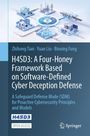 Text: "H4SD3: A Four-Honey Framework Based on Software-Defined Cyber Deception Defense." Illustration mit Vernetzungen.