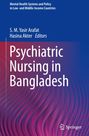 Titel: "Psychiatric Nursing in Bangladesh". Herausgeber: S. M. Yasir Arafat, Hasina Akter. Farbverlauf in Blau und Pink. Springer-Logo.