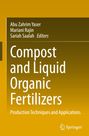 „Compost and Liquid Organic Fertilizers“ von Abu Zahrim Yaser u.a., Springer. Gelber Hintergrund.
