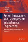 Recent Innovations and Developments in Mechanical Engineering, Buch