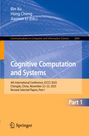 Bin Xu, Hong Cheng, Jianmin Li (Eds.); Cognitive Computation and Systems; Springer-Logo unten links.