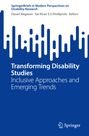 Titel: "Transforming Disability Studies: Inclusive Approaches and Emerging Trends". Blau-weiße Grafik oben. Springer-Logo unten.