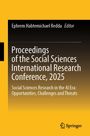 Titel: "Proceedings of the Social Sciences International Research Conference, 2025". Gelber Hintergrund, Springer-Logo.